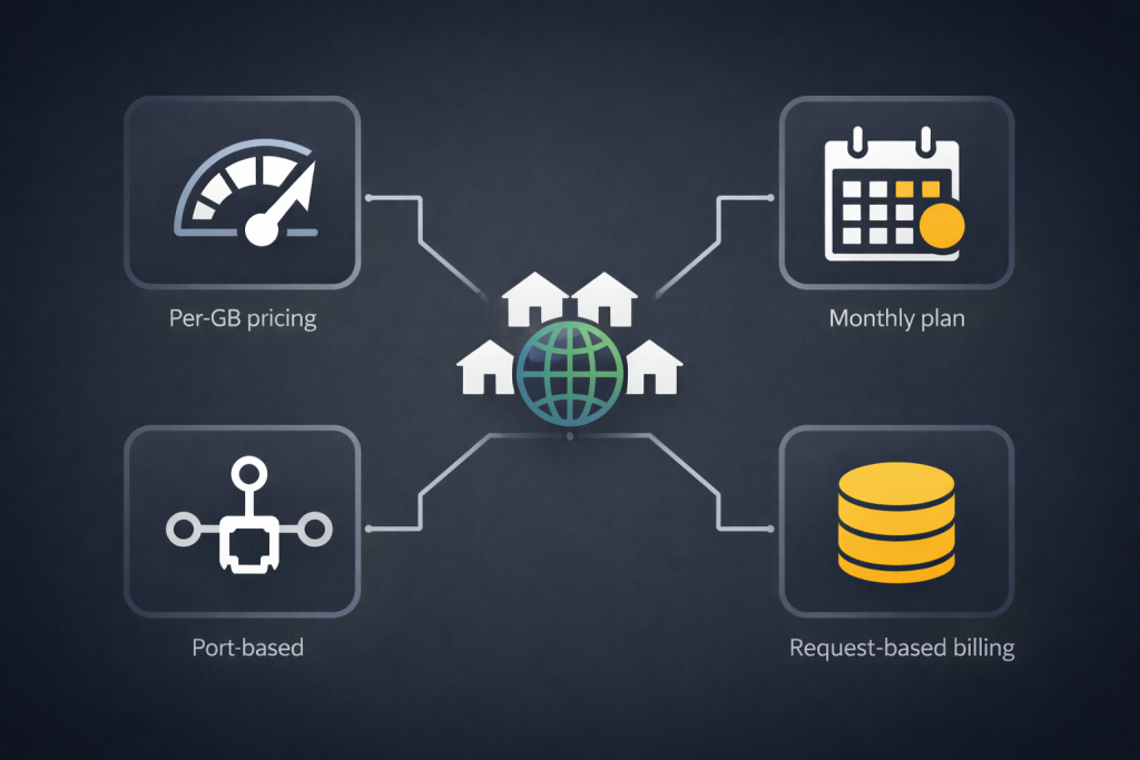 Proxy pricing models diagram