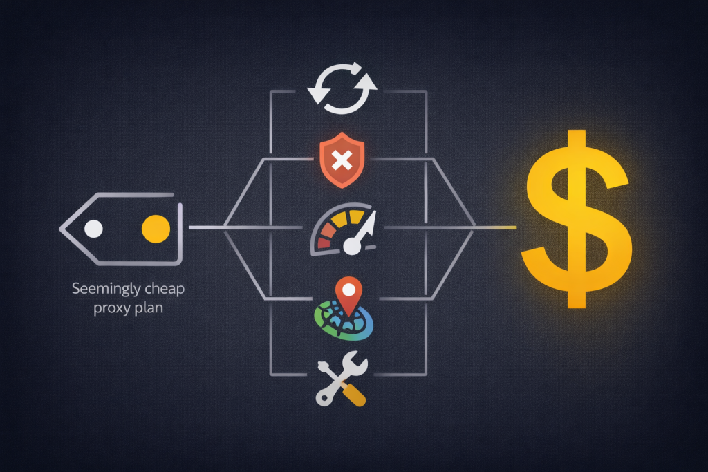 Hidden proxy cost diagram