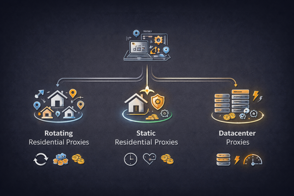 Proxy choice decision map