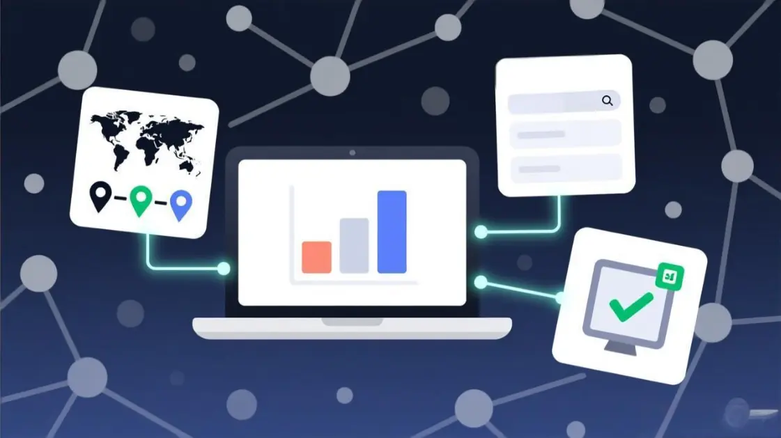 Rotating proxy routing for scraping, SERP tracking, and ad verification