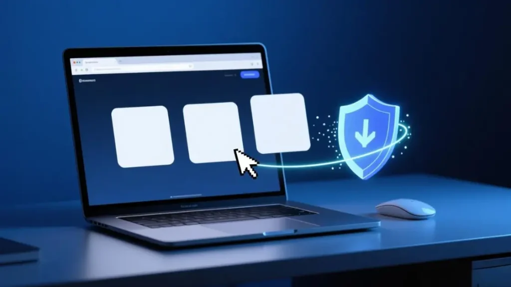 Overlay popups and click hijack risk being blocked before the magnet handoff