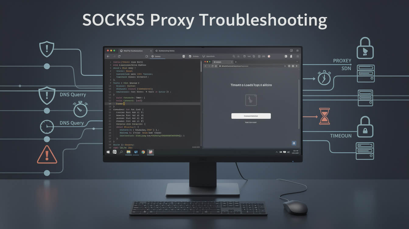 SOCKS5 Proxy Not Working? Fix DNS Leaks, Auth Errors, and Timeouts