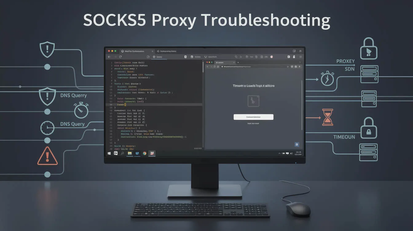 SOCKS5 Proxy Not Working? Fix DNS Leaks, Auth Errors, and Timeouts
