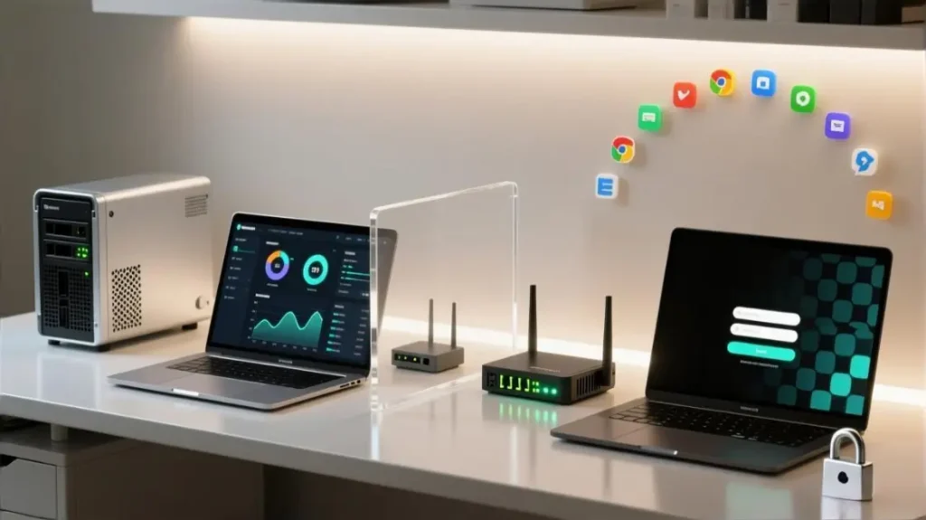 dedicated monitoring pool kept separate from seller login route