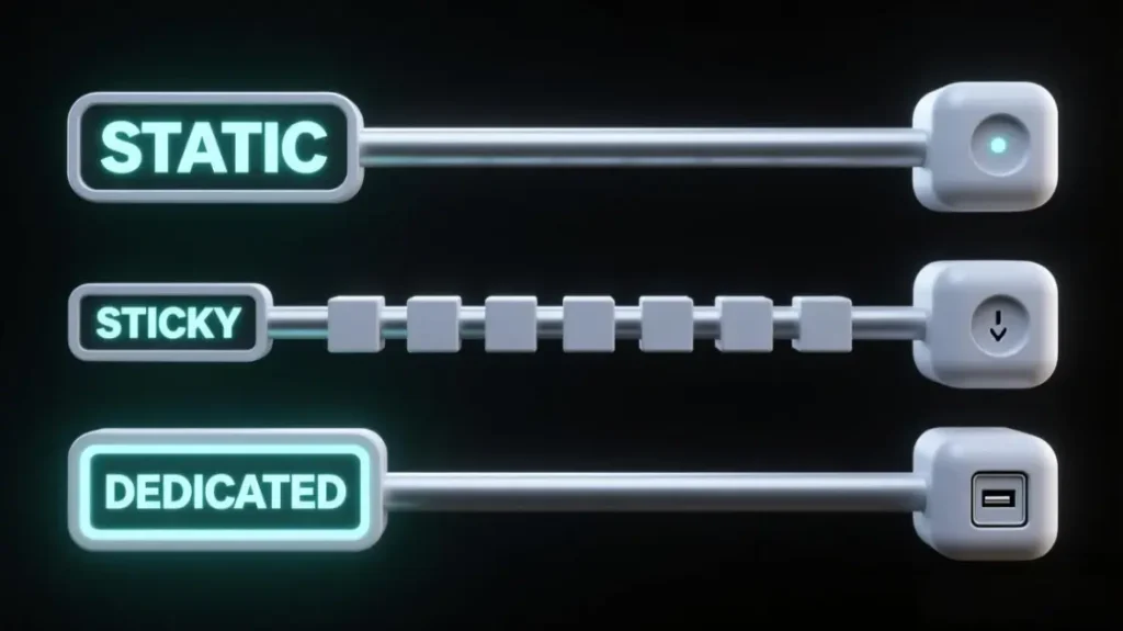 static continuous allocation versus sticky segmented allocation versus dedicated reserved lane allocation