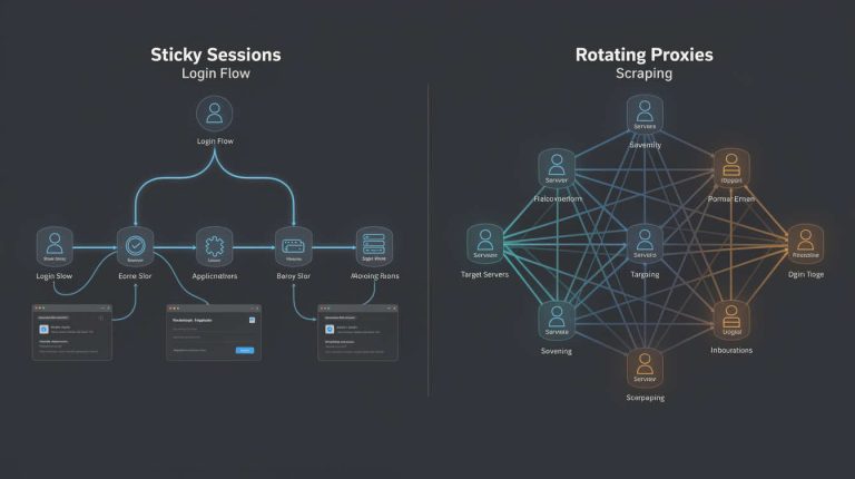 Sticky Session vs Rotating Proxy: Which One Actually Fits Logins, Scraping, and QA?