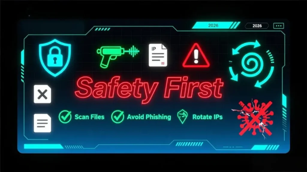 Safety checklist for using proxies with 1337x – avoid phishing, malware, data leaks