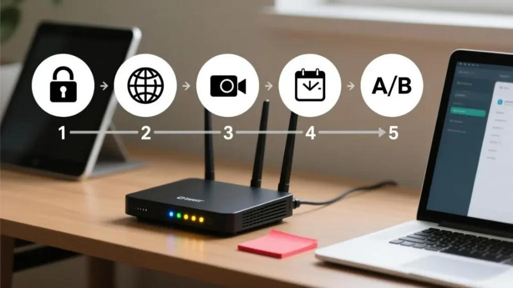 Proxy setup order for Twitch: session stability, DNS consistency, WebRTC checks, locale alignment, and playback A/B tests