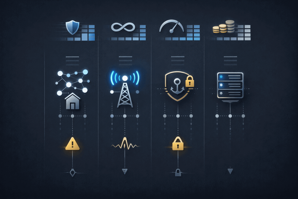 Proxy type trade-offs for YouTube workflows