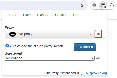 BP Proxy Switcher BP Proxy Switcher Chinese interface reference picture 1