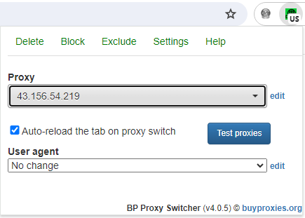 BP Proxy Switcher BP Proxy Switcher Chinese interface reference picture 3