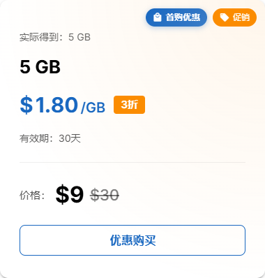 MaskProxy rotating residential proxy package card example, the actual price and activities are subject to the current page in the background