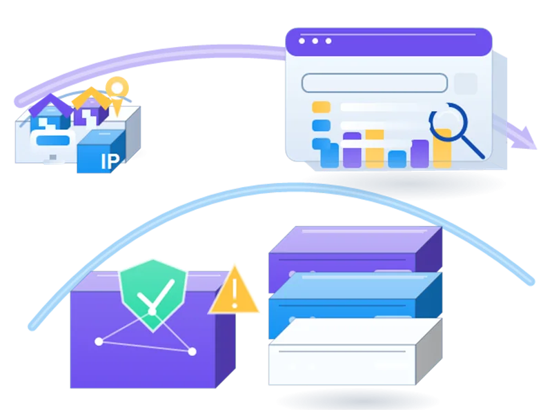 Ad Fraud Detection Proxies infrastructure illustration