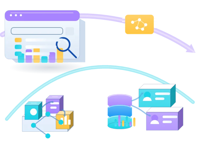Affiliate-Marketing-Überwachung Proxys workflow illustration