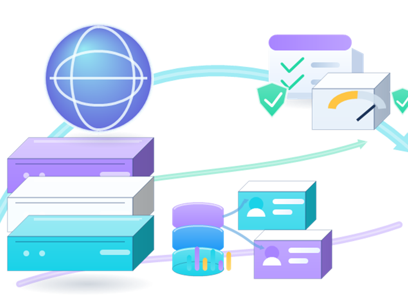 Affiliate Marketing Monitoring Proxies analytics and proxy performance illustration