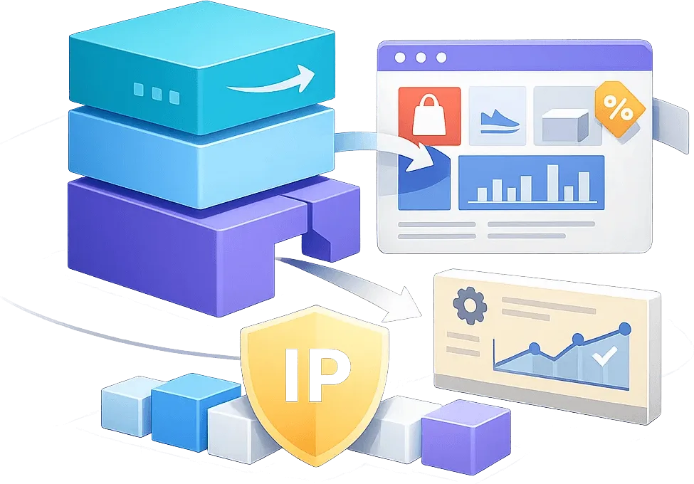 Red proxy de AliExpress con cobertura residencial global y ISP IP