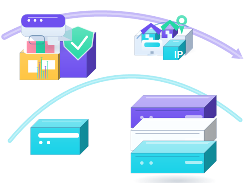 Brand Protection Proxies infrastructure illustration