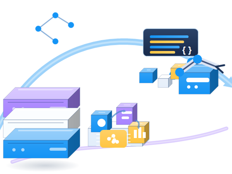 Proxies para scripts de automação empresarial workflow illustration