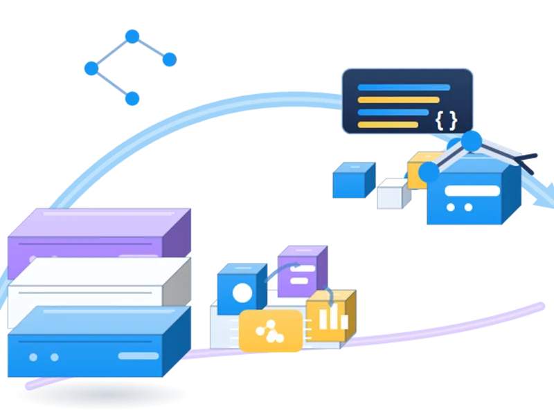 Skripte zur Geschäftsautomatisierung Proxys workflow illustration