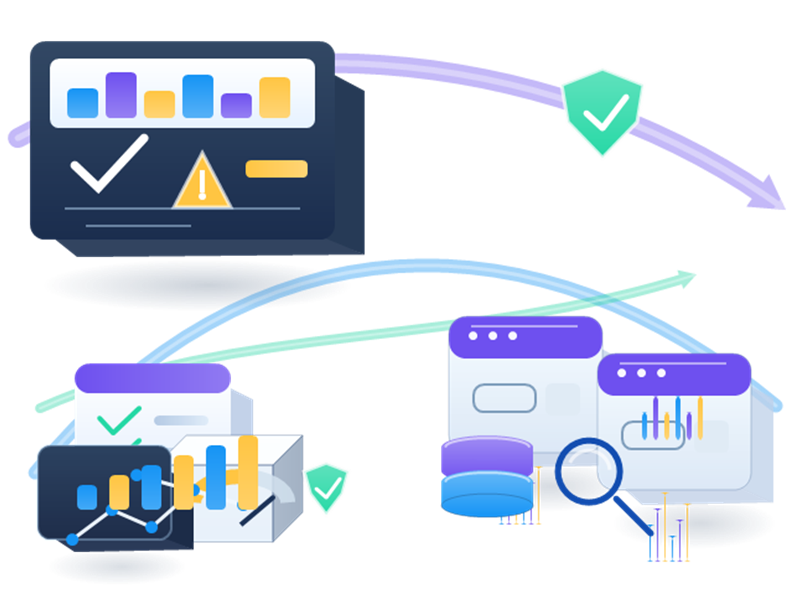 Wettbewerbsverfolgung Proxys analytics and proxy performance illustration