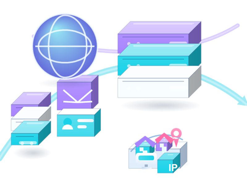 Proxies para seguimiento de email marketing infrastructure illustration