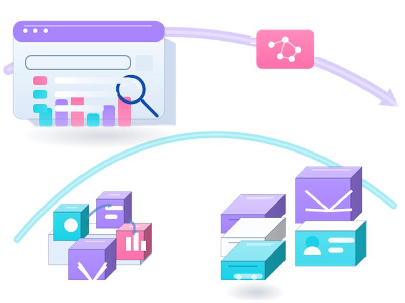 Proxies para seguimiento de email marketing workflow illustration