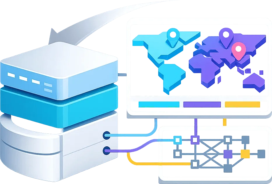 Infraestructura de proxy Gemini de alta velocidad con terminales de baja latencia en todo el mundo