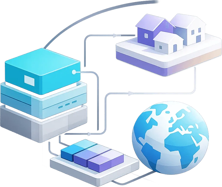 Mercado proxies infrastructure showing residential IP rotation and stable sessions