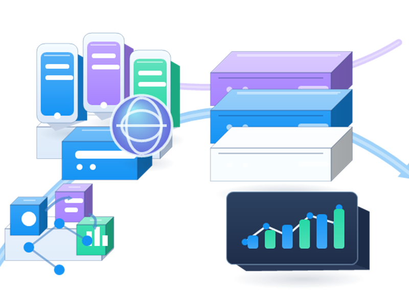 Proxy cho thiết bị di động workflow illustration