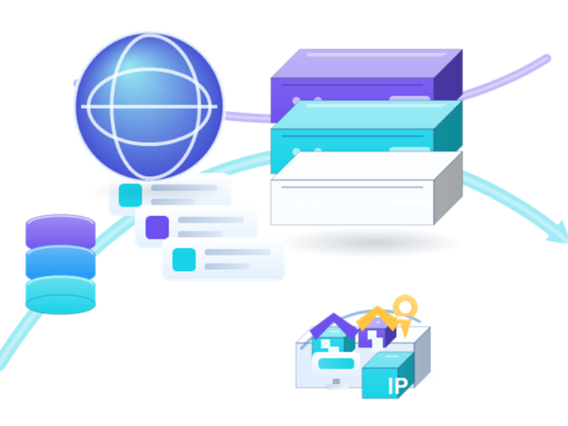 News Sources Proxies infrastructure illustration