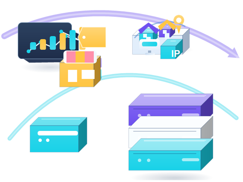 Preisintelligenz Proxys infrastructure illustration