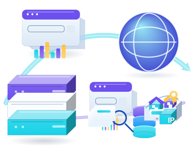 Public Data Collection Proxies infrastructure illustration