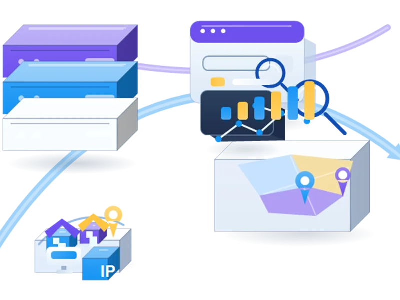SEO-Monitoring-Tools Proxys infrastructure illustration