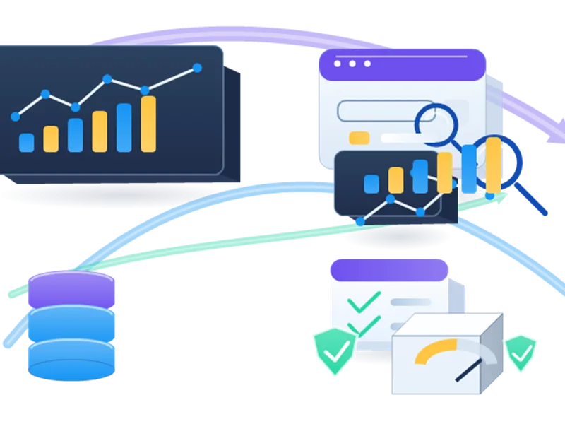 SEO & SERP Tracking Proxies analytics and proxy performance illustration