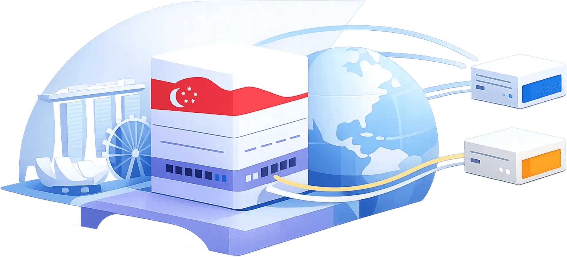 Singapur Flag Icon