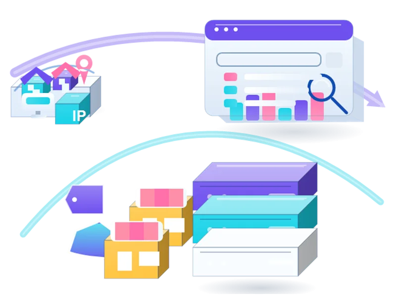 Прокси для платформ перепродажи кроссовок infrastructure illustration