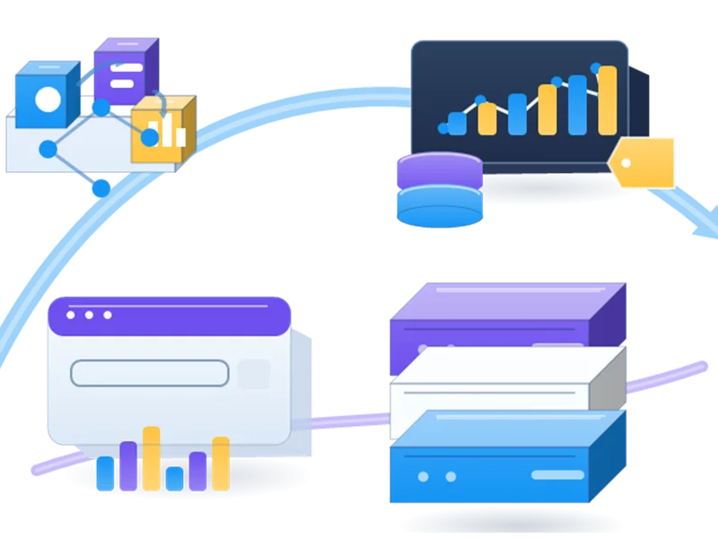 Stock Market Tracking Proxies workflow illustration