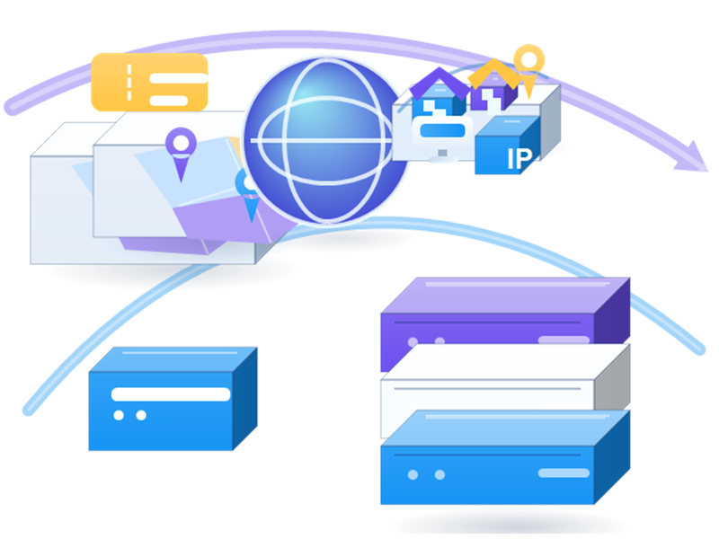 Travel Data Aggregators Proxies infrastructure illustration