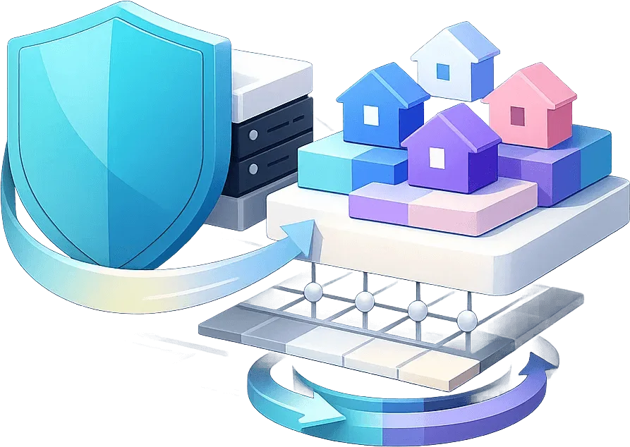 residential proxy illustration